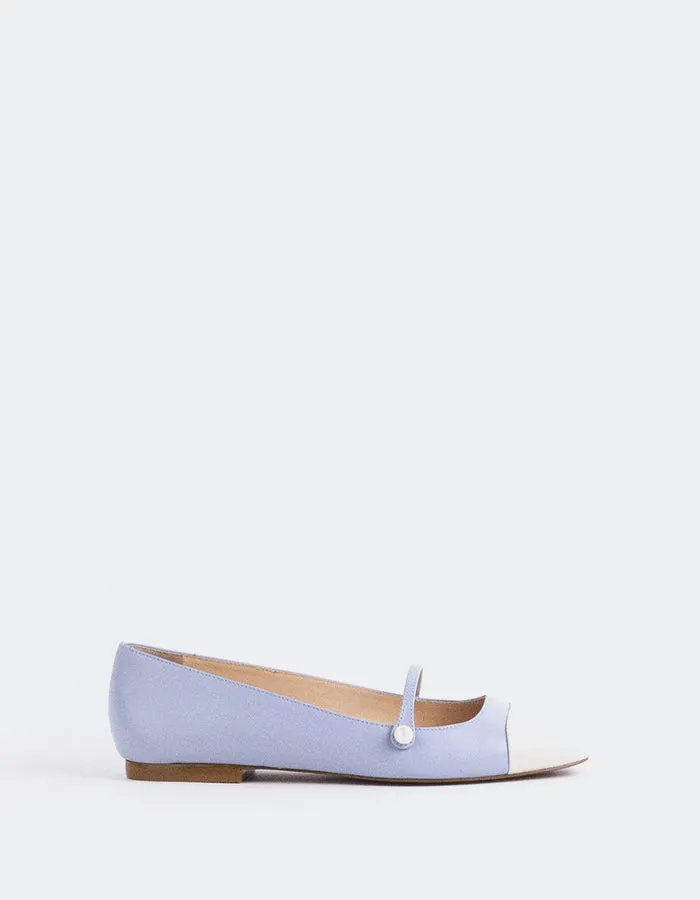 Achillée Blanche Bleu Cuir