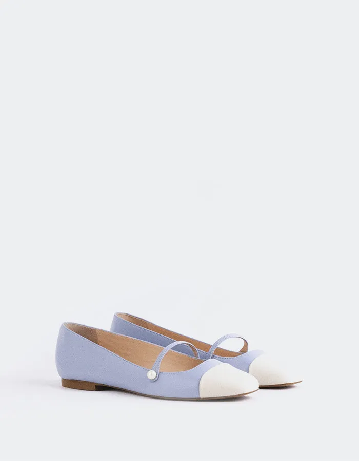 Achillée Blanche Bleu Cuir
