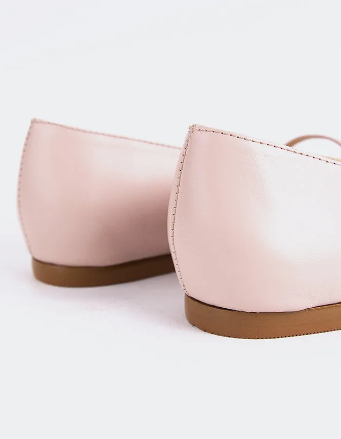 Achillée Blanche Cuir Rose